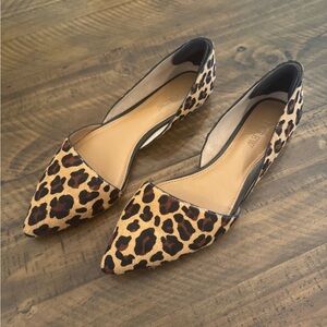 J. Crew Calf Hair Flats